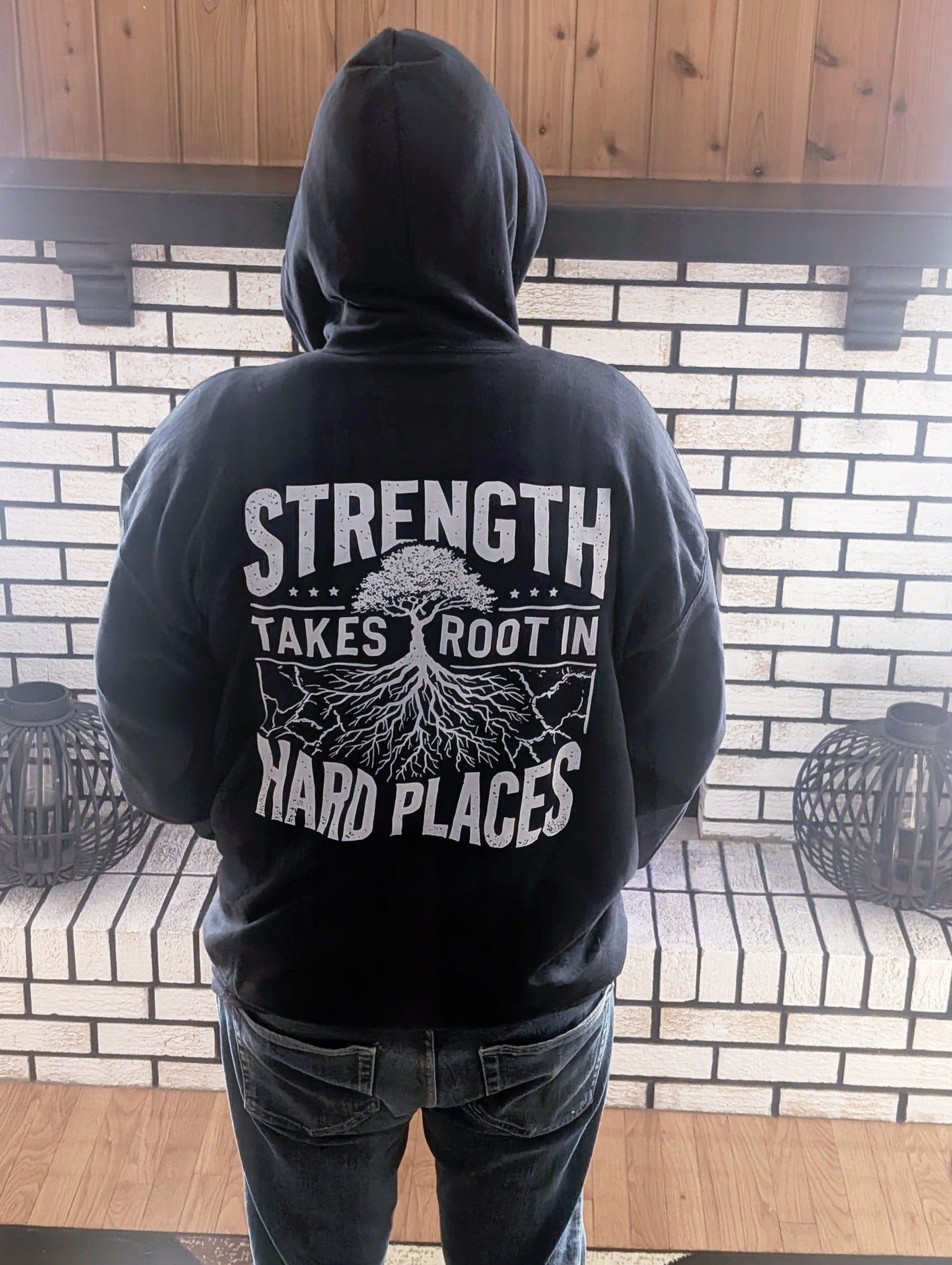 Strength Takes Root in Hard Places Zip Up